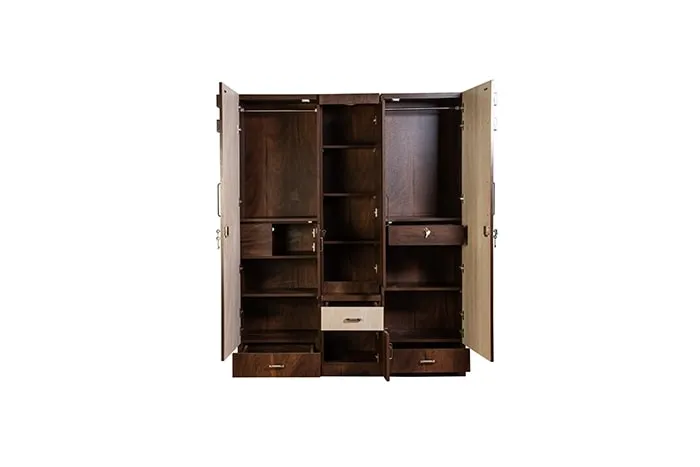 VIVDeal The Jungle Light & Dark Wardrobe Attached Dressing Table